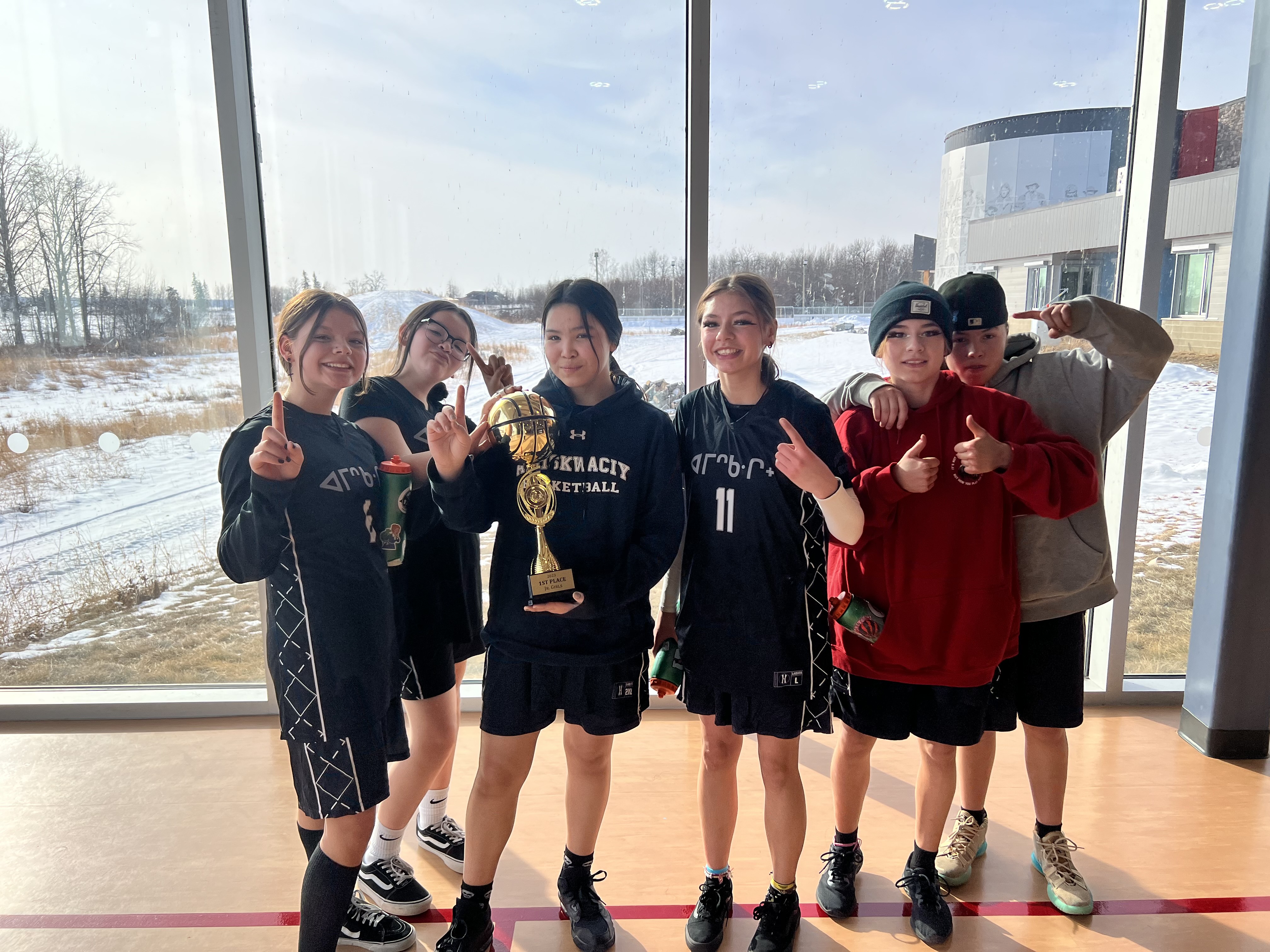 Junior High Girls finished 1st in the NCSNAA Basketball Finals!